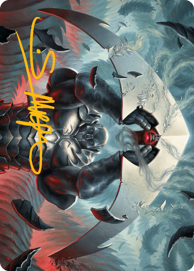 Mirrodin Avenged Art Card (Gold-Stamped Signature) [March of the Machine Art Series] | Jomio and Rueliete's Cards and Comics