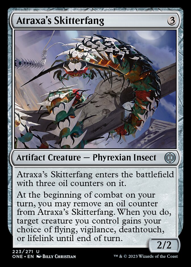 Atraxa's Skitterfang [Phyrexia: All Will Be One] | Jomio and Rueliete's Cards and Comics