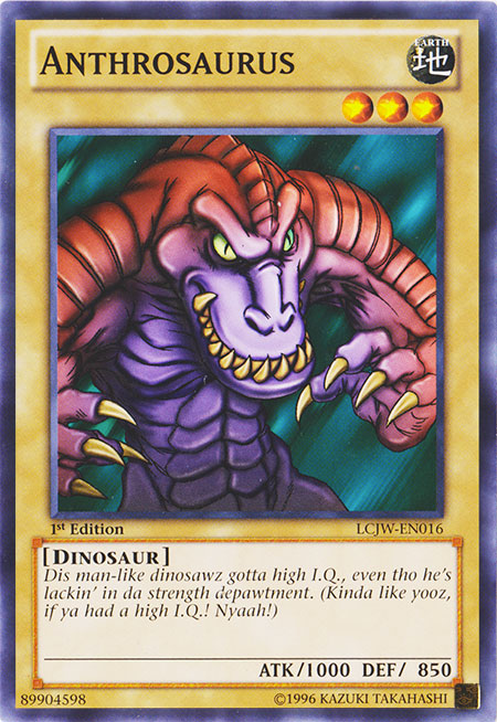 Anthrosaurus [LCJW-EN016] Common | Jomio and Rueliete's Cards and Comics