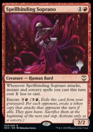 Spellbinding Soprano (Promo Pack) [Streets of New Capenna Commander Promos] | Jomio and Rueliete's Cards and Comics