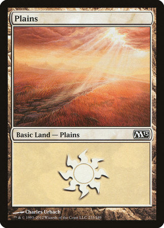 Plains (233) [Magic 2013] | Jomio and Rueliete's Cards and Comics