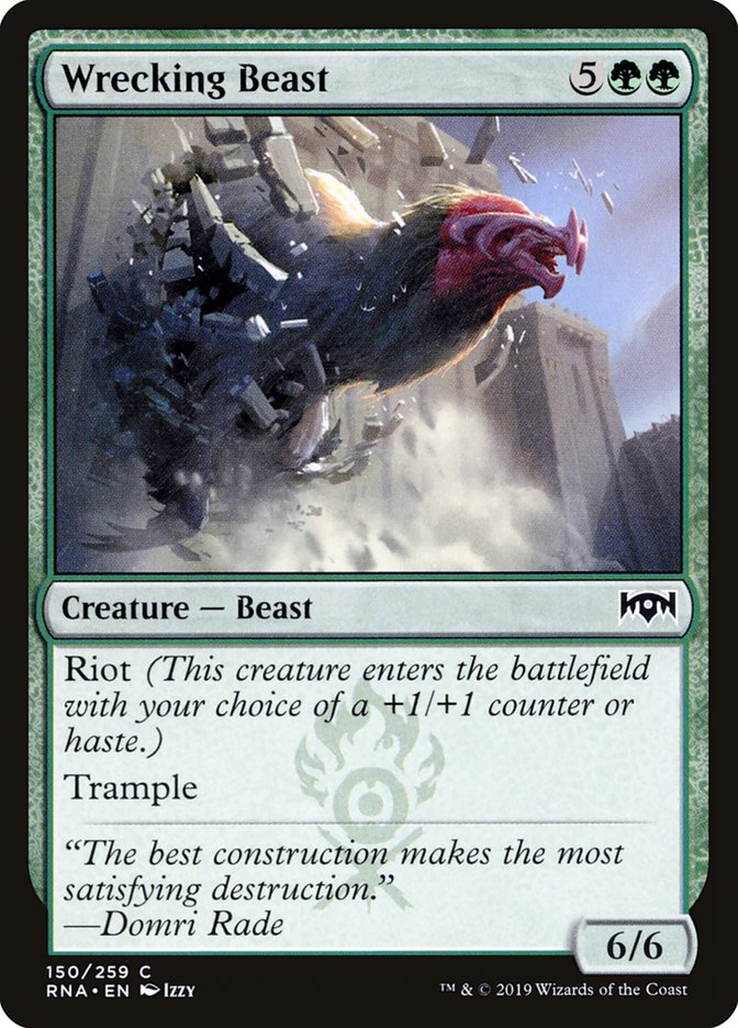 Wrecking Beast [Ravnica Allegiance] | Jomio and Rueliete's Cards and Comics