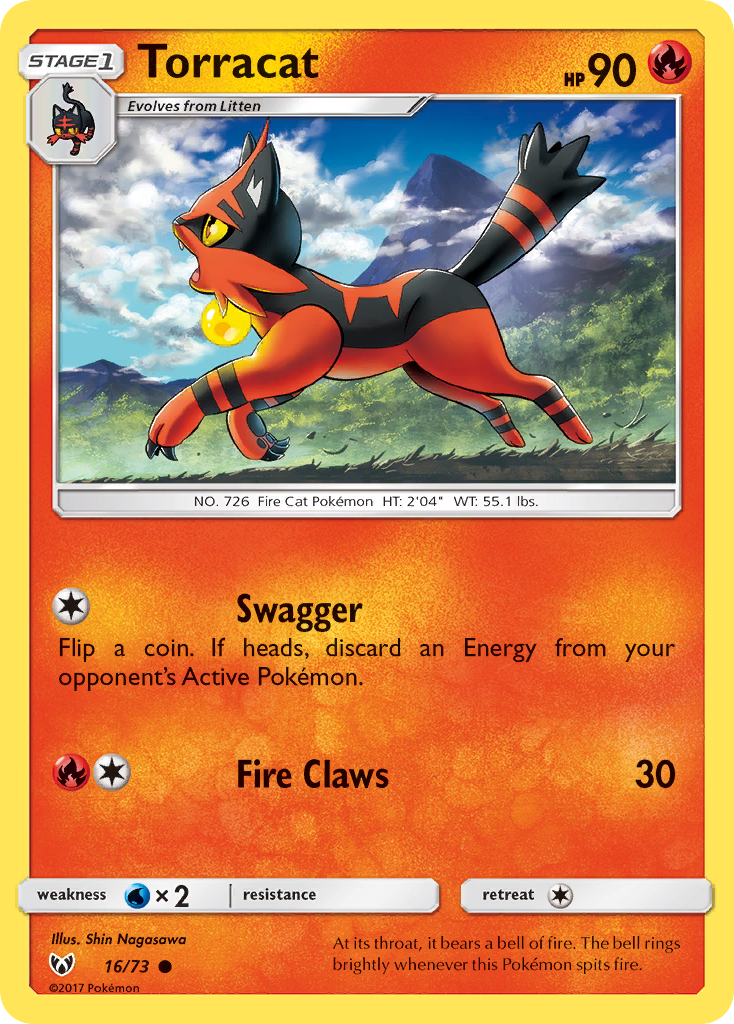 Torracat (16/73) [Sun & Moon: Shining Legends] | Jomio and Rueliete's Cards and Comics