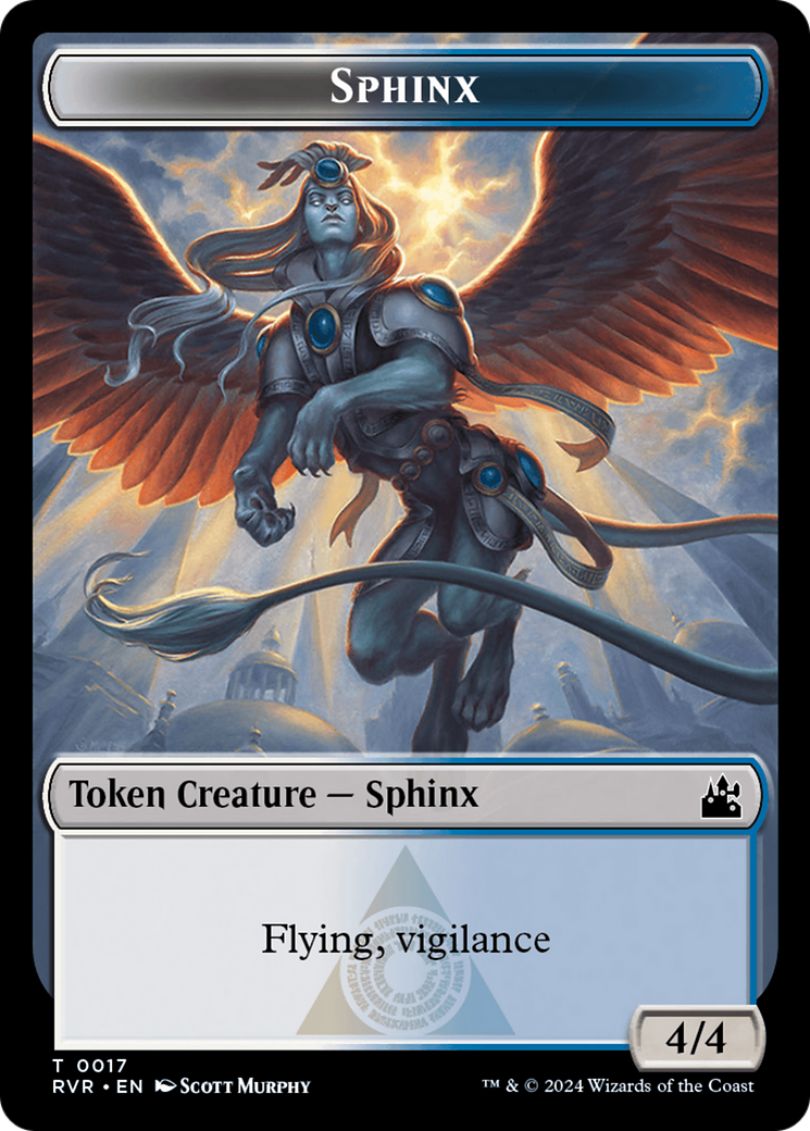 Goblin (0008) // Sphinx Double-Sided Token [Ravnica Remastered Tokens] | Jomio and Rueliete's Cards and Comics
