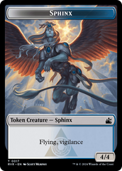 Goblin (0008) // Sphinx Double-Sided Token [Ravnica Remastered Tokens] | Jomio and Rueliete's Cards and Comics