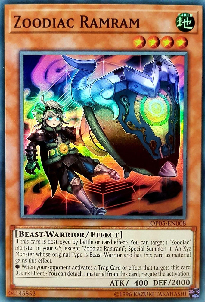 Zoodiac Ramram [OP05-EN008] Super Rare | Jomio and Rueliete's Cards and Comics