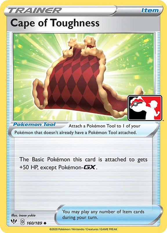 Cape of Toughness (160/189) [Prize Pack Series One] | Jomio and Rueliete's Cards and Comics