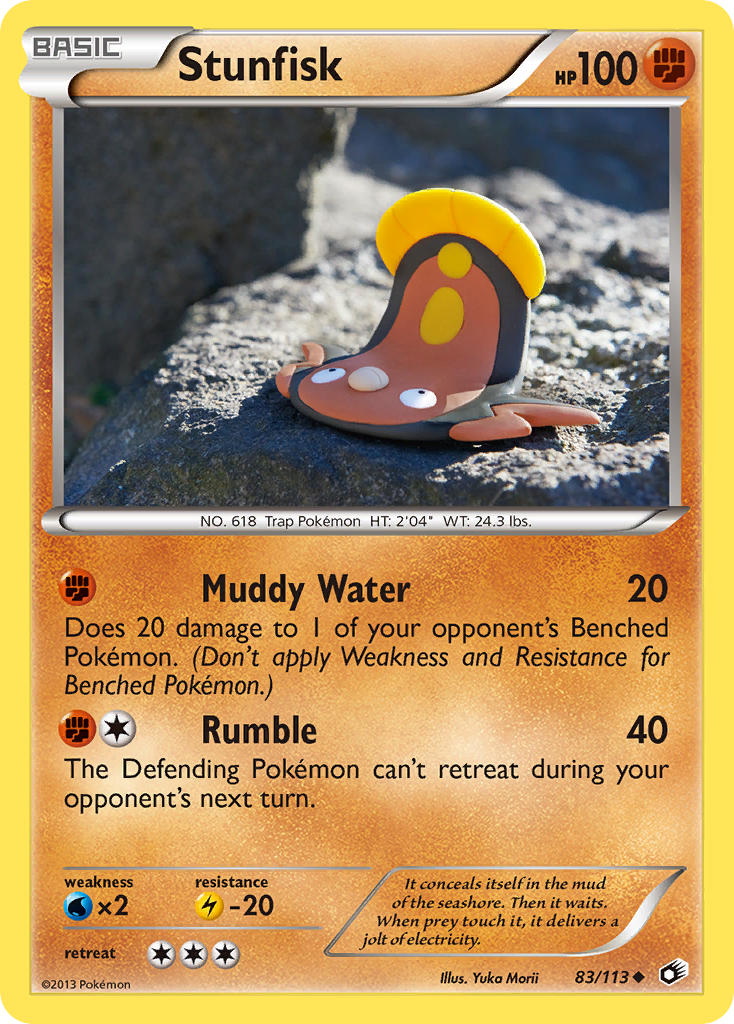 Stunfisk (83/113) [Black & White: Legendary Treasures] | Jomio and Rueliete's Cards and Comics