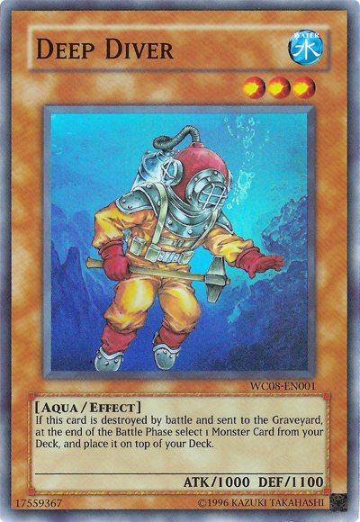 Deep Diver [WC08-EN001] Super Rare | Jomio and Rueliete's Cards and Comics