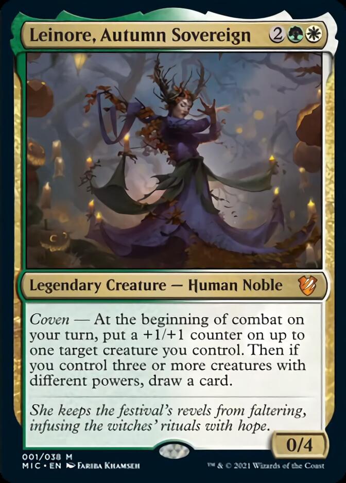 Leinore, Autumn Sovereign [Innistrad: Midnight Hunt Commander] | Jomio and Rueliete's Cards and Comics