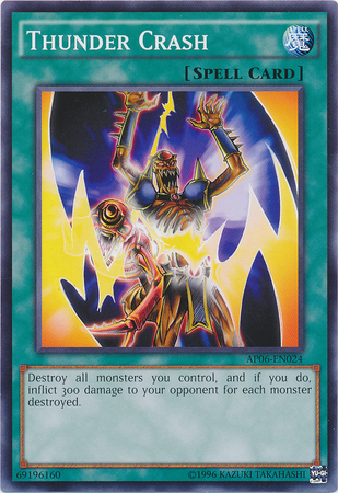 Thunder Crash [AP06-EN024] Common | Jomio and Rueliete's Cards and Comics