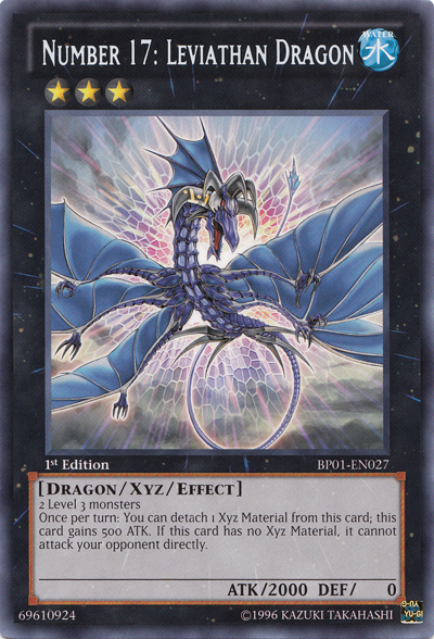 Number 17: Leviathan Dragon [BP01-EN027] Rare | Jomio and Rueliete's Cards and Comics