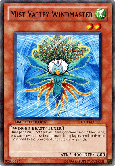 Mist Valley Windmaster [GLD3-EN033] Common | Jomio and Rueliete's Cards and Comics