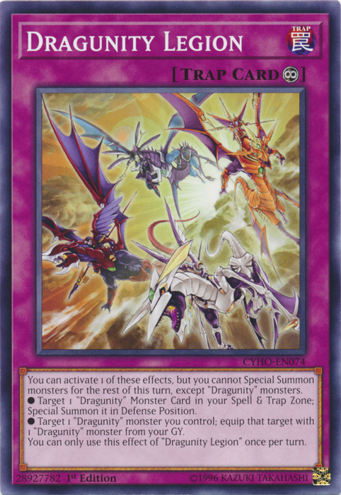Dragunity Legion [CYHO-EN074] Common | Jomio and Rueliete's Cards and Comics