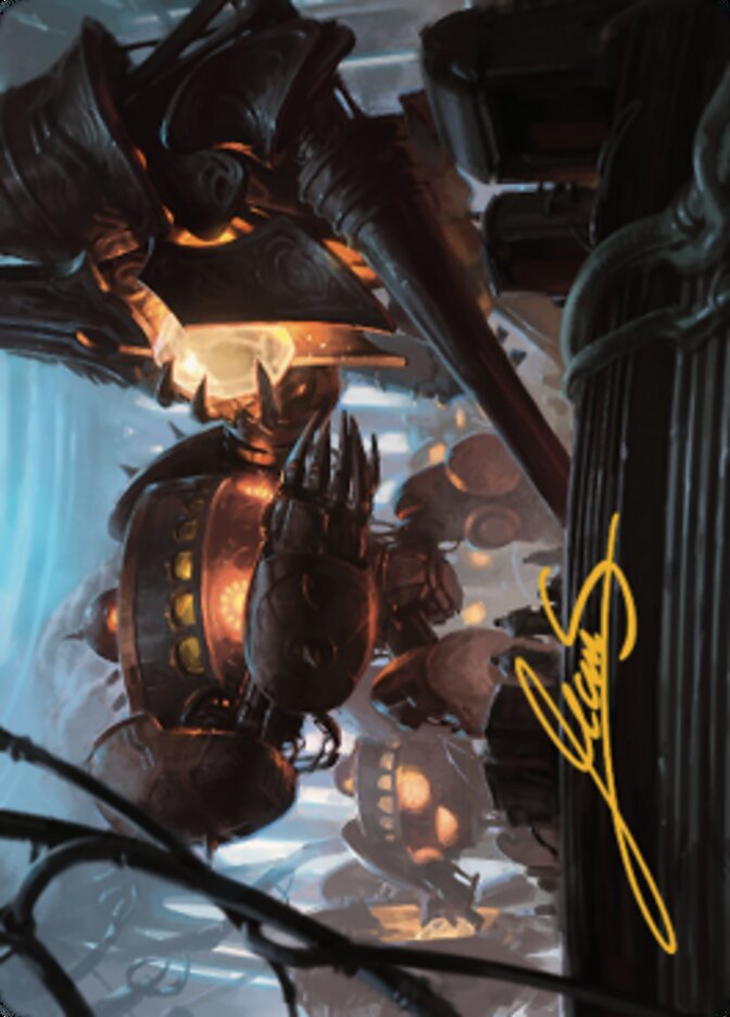 Autonomous Assembler Art Card (Gold-Stamped Signature) [The Brothers' War Art Series] | Jomio and Rueliete's Cards and Comics