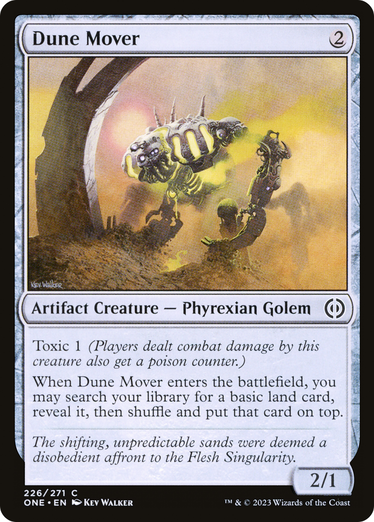 Dune Mover [Phyrexia: All Will Be One] | Jomio and Rueliete's Cards and Comics