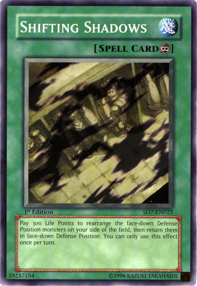 Shifting Shadows [SD7-EN025] Common | Jomio and Rueliete's Cards and Comics