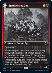 Smoldering Egg // Ashmouth Dragon [Innistrad: Double Feature] | Jomio and Rueliete's Cards and Comics