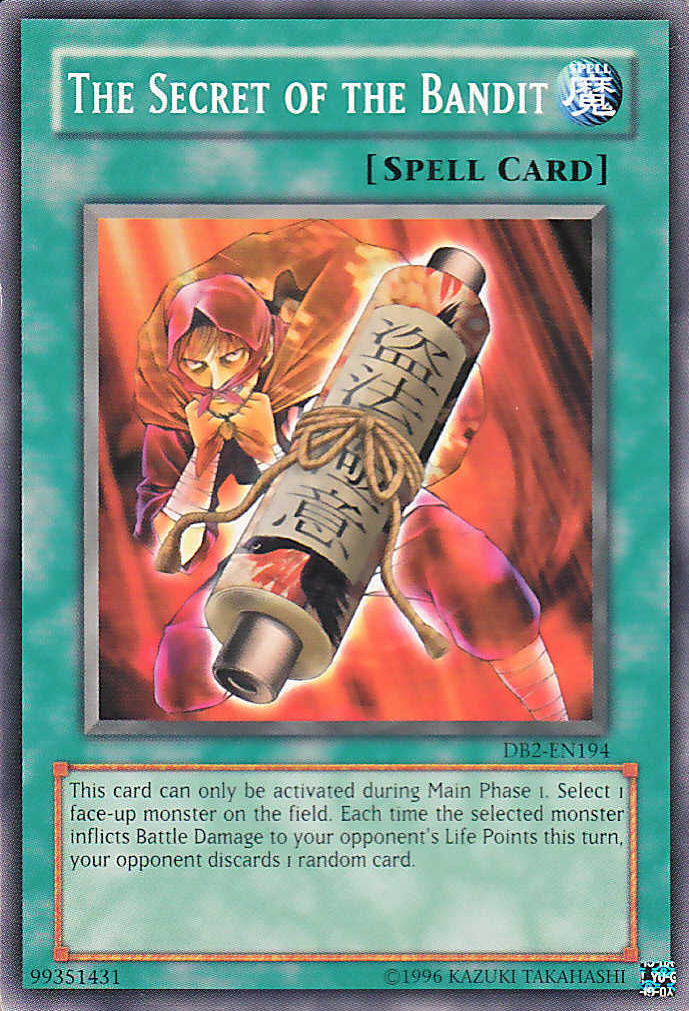 The Secret of the Bandit [DB2-EN194] Common | Jomio and Rueliete's Cards and Comics