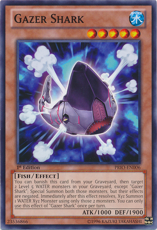 Gazer Shark [PRIO-EN006] Common | Jomio and Rueliete's Cards and Comics