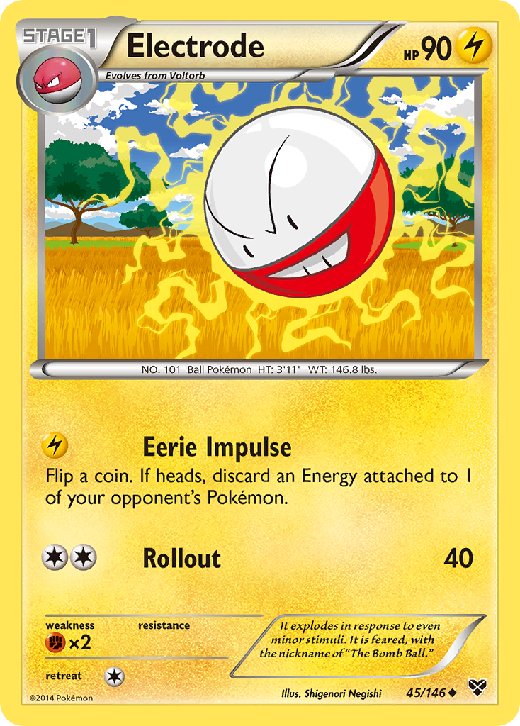 Electrode (45/146) [XY: Base Set] | Jomio and Rueliete's Cards and Comics