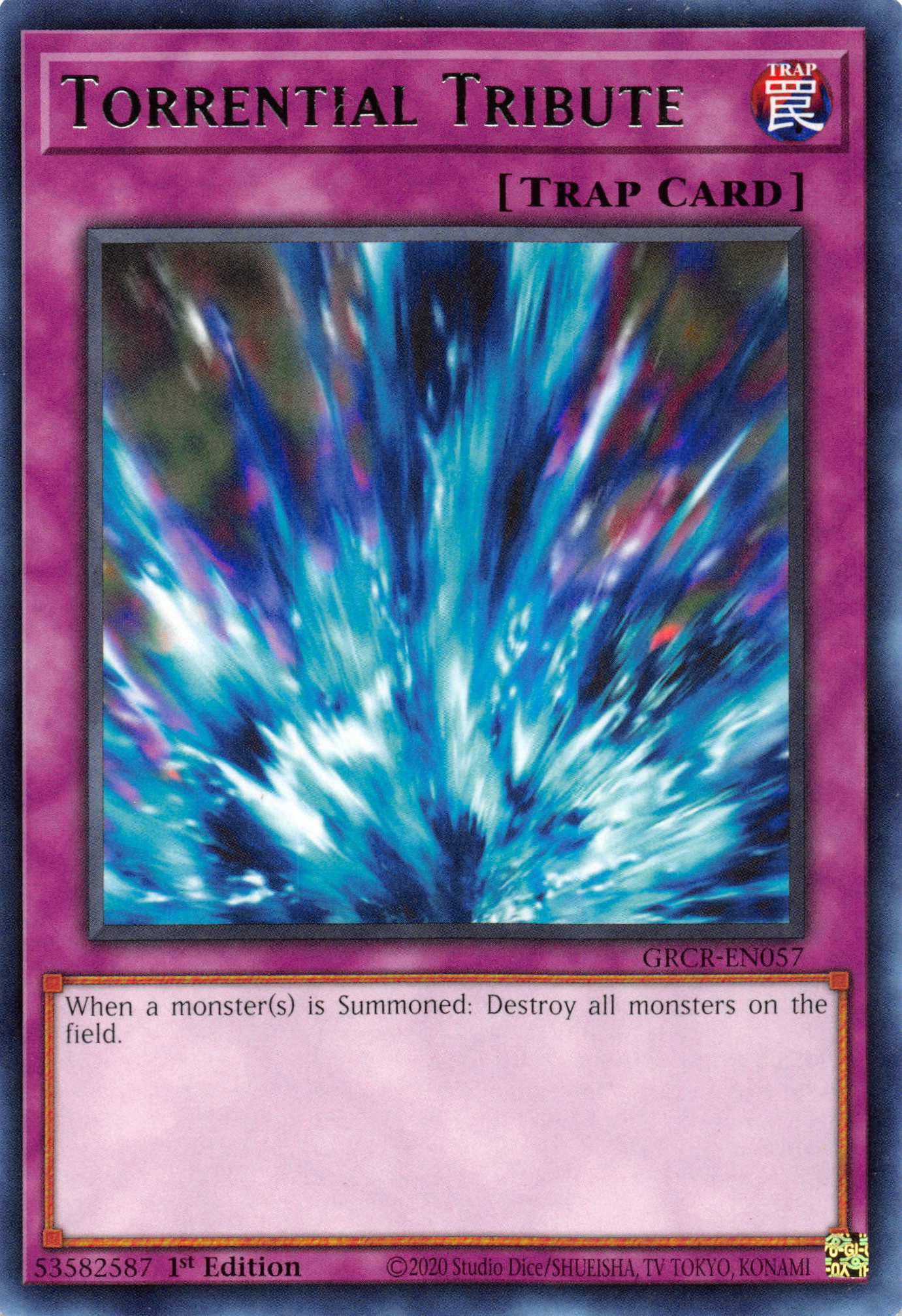 Torrential Tribute [GRCR-EN057] Rare | Jomio and Rueliete's Cards and Comics