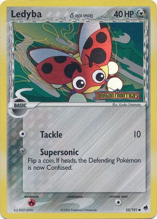 Ledyba (53/101) (Delta Species) (Stamped) [EX: Dragon Frontiers] | Jomio and Rueliete's Cards and Comics