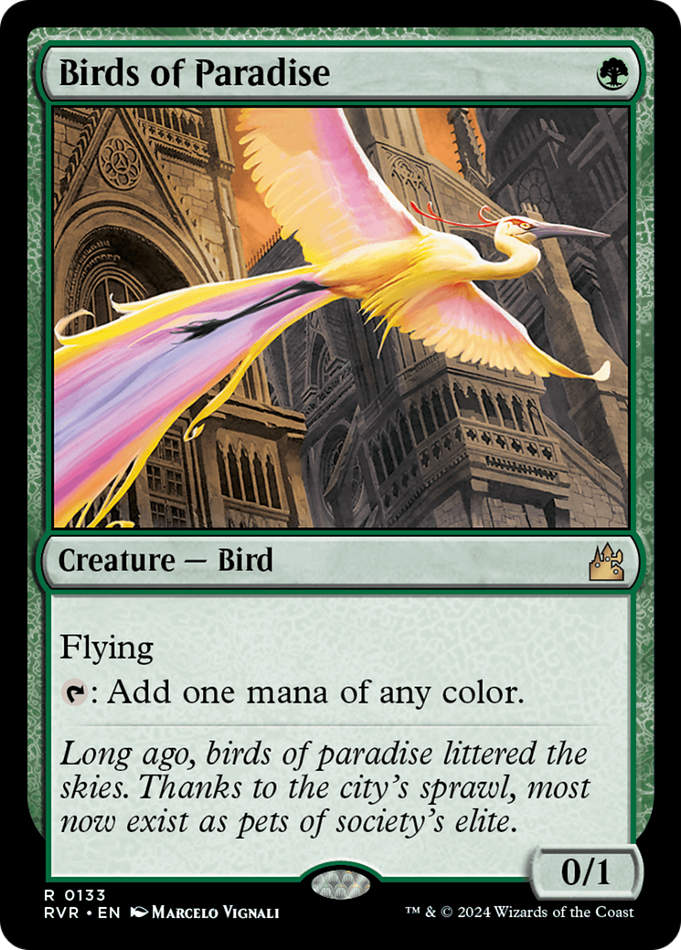 Birds of Paradise [Ravnica Remastered] | Jomio and Rueliete's Cards and Comics