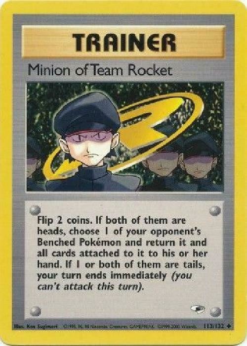 Minion of Team Rocket (113/132) [Gym Heroes Unlimited] | Jomio and Rueliete's Cards and Comics