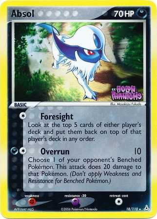 Absol (18/110) (Stamped) [EX: Holon Phantoms] | Jomio and Rueliete's Cards and Comics