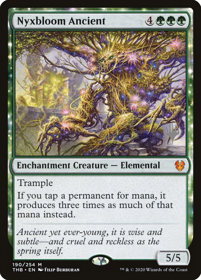 Nyxbloom Ancient (Promo Pack) [Theros Beyond Death Promos] | Jomio and Rueliete's Cards and Comics
