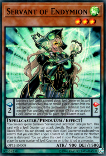 Servant of Endymion [OP12-EN008] Super Rare | Jomio and Rueliete's Cards and Comics