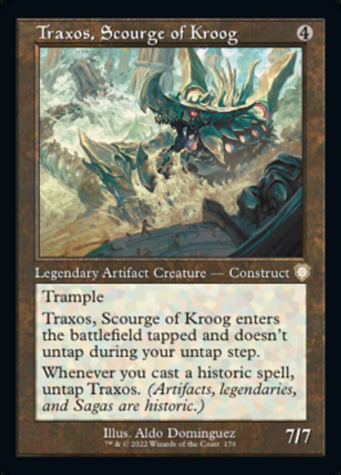 Traxos, Scourge of Kroog (Retro) [The Brothers' War Commander] | Jomio and Rueliete's Cards and Comics