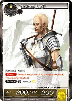 Wandering Knight (1-004) [The Dawn of Valhalla] | Jomio and Rueliete's Cards and Comics