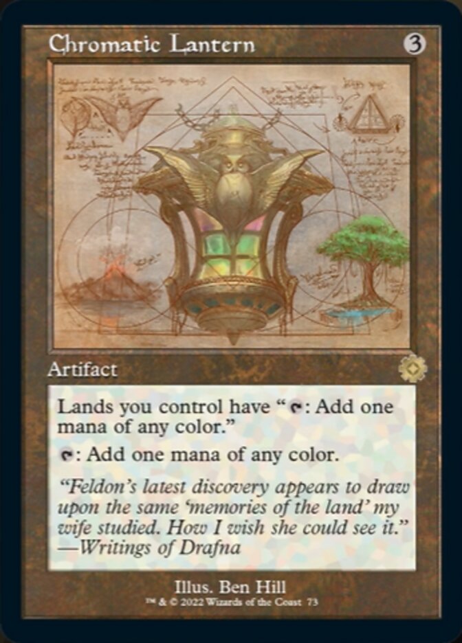 Chromatic Lantern (Retro Schematic) [The Brothers' War Retro Artifacts] | Jomio and Rueliete's Cards and Comics