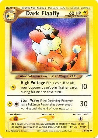 Dark Flaaffy (34/105) [Neo Destiny Unlimited] | Jomio and Rueliete's Cards and Comics