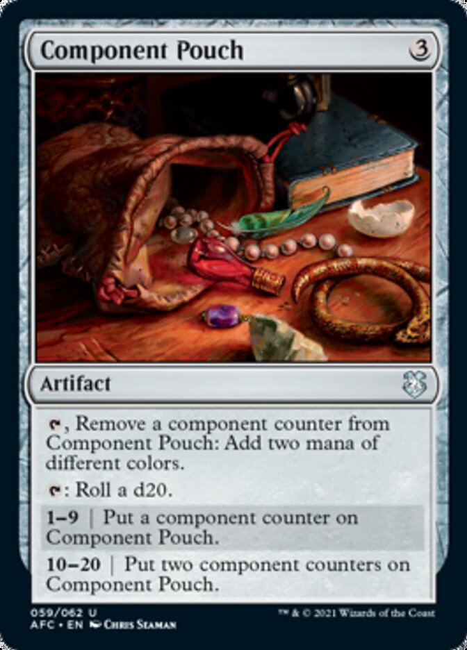 Component Pouch [Dungeons & Dragons: Adventures in the Forgotten Realms Commander] | Jomio and Rueliete's Cards and Comics