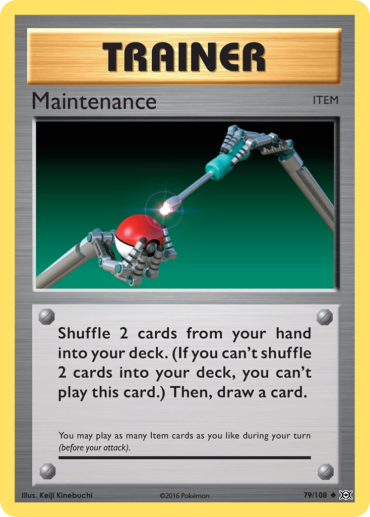 Maintenance (79/108) [XY: Evolutions] | Jomio and Rueliete's Cards and Comics