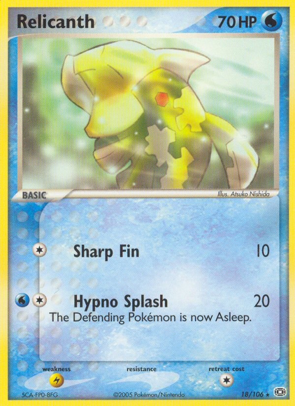 Relicanth (18/106) [EX: Emerald] | Jomio and Rueliete's Cards and Comics
