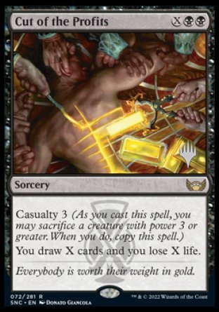 Cut of the Profits (Promo Pack) [Streets of New Capenna Promos] | Jomio and Rueliete's Cards and Comics