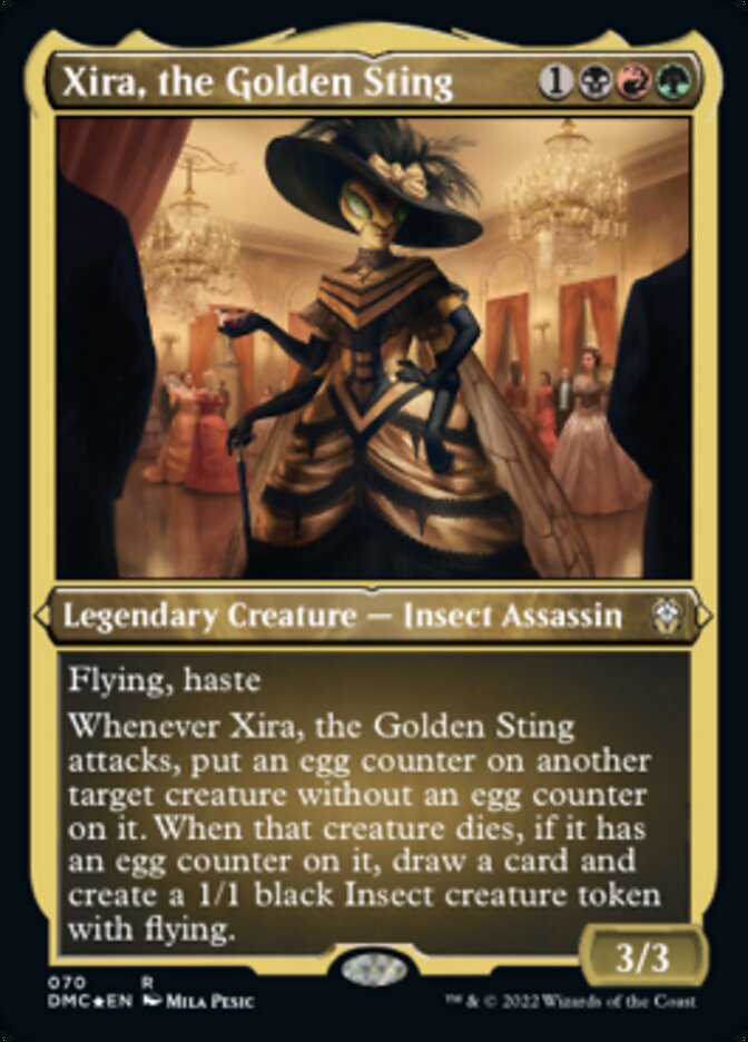 Xira, the Golden Sting (Foil Etched) [Dominaria United Commander] | Jomio and Rueliete's Cards and Comics
