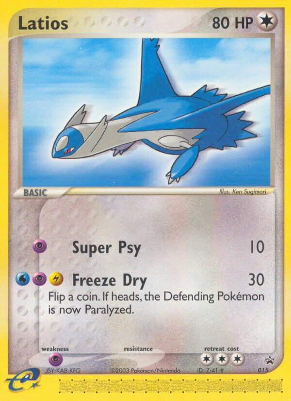 Latios (015) [Nintendo: Black Star Promos] | Jomio and Rueliete's Cards and Comics