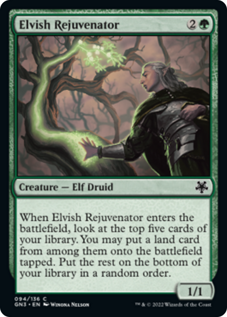 Elvish Rejuvenator [Game Night: Free-for-All] | Jomio and Rueliete's Cards and Comics