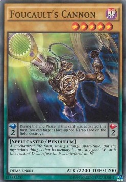 Foucault's Cannon [DEM3-EN004] Common | Jomio and Rueliete's Cards and Comics