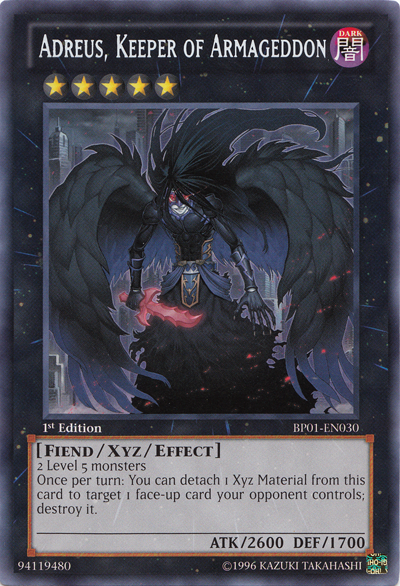 Adreus, Keeper of Armageddon [BP01-EN030] Rare | Jomio and Rueliete's Cards and Comics