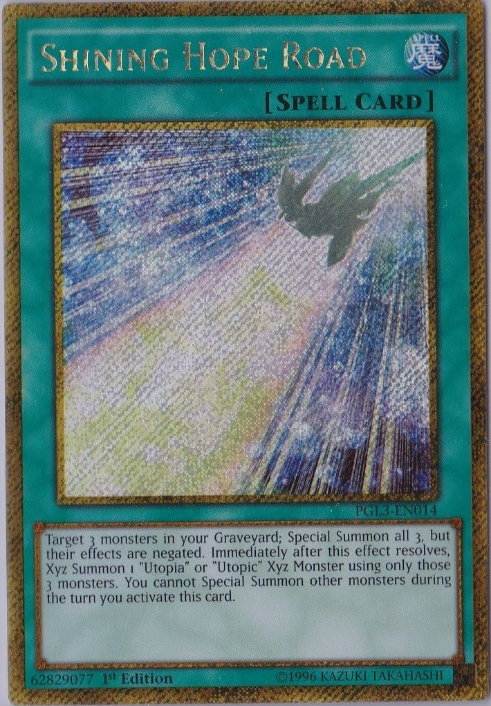 Shining Hope Road [PGL3-EN014] Gold Secret Rare | Jomio and Rueliete's Cards and Comics