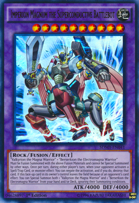 Imperion Magnum the Superconductive Battlebot [SDMY-EN041] Ultra Rare | Jomio and Rueliete's Cards and Comics