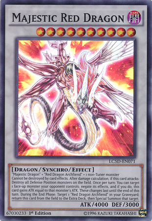 Majestic Red Dragon [LC5D-EN071] Super Rare | Jomio and Rueliete's Cards and Comics