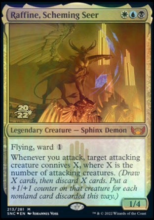 Raffine, Scheming Seer [Streets of New Capenna Prerelease Promos] | Jomio and Rueliete's Cards and Comics