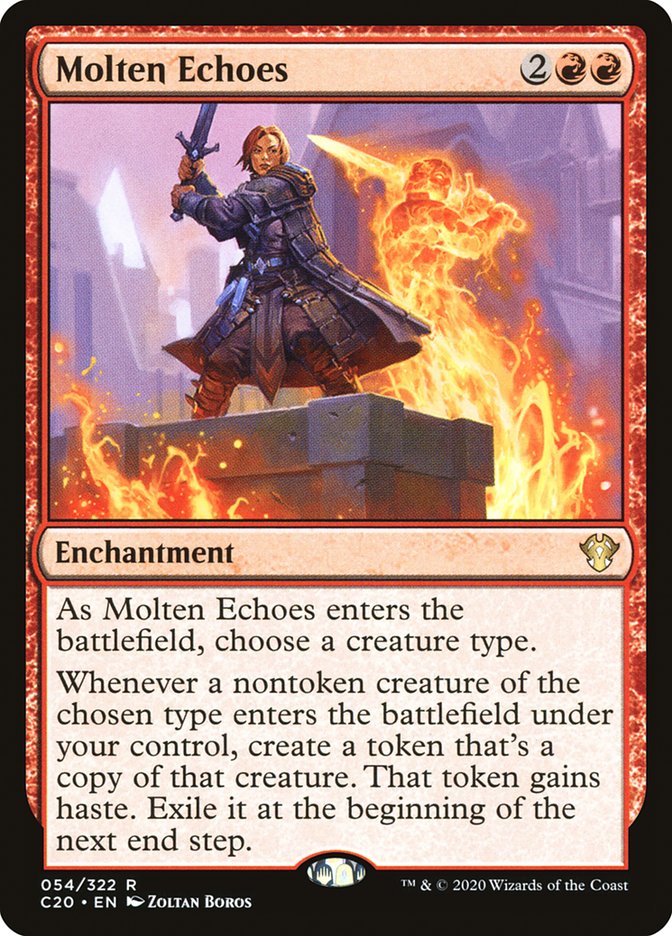 Molten Echoes [Commander 2020] | Jomio and Rueliete's Cards and Comics